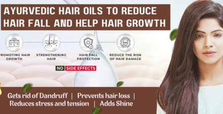 A selection of Ayurvedic hair oils that significantly contribute to promoting hair growth