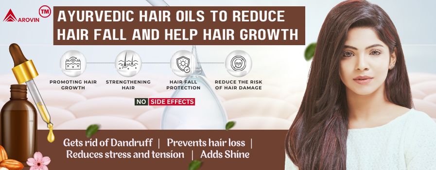 A selection of Ayurvedic hair oils that significantly contribute to promoting hair growth