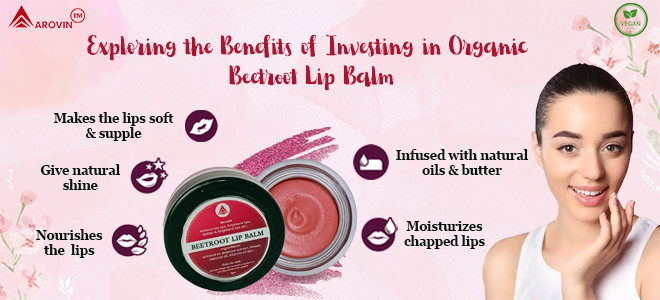 Organic beetroot lip balm in a sustainable packaging – a natural, antioxidant-rich solution for hydrated and vibrant lips. Embrace eco-friendly beauty with this cruelty-free and nourishing lip care product.